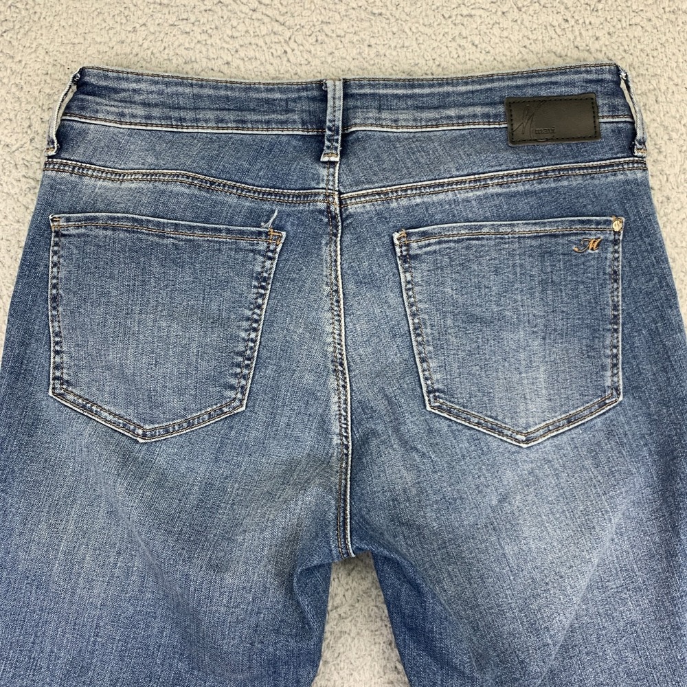 Mavi Jeans Womens 28 (28x26) Blue Side Stripe Stretch Tess High-Rise Skinny - Picture 4 of 14
